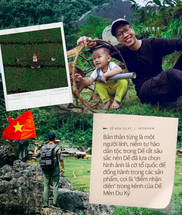 Travel Blogger 'De Men du Ky' holds the national flag 'traveling the world': Young age, afraid to explore - Photo 7.