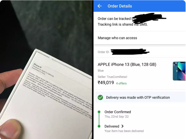 Mua hàng online và cái kết hơn cả mong đợi: Đặt iPhone 13 nhưng được giao nhầm thành iPhone 14 - Ảnh 1.