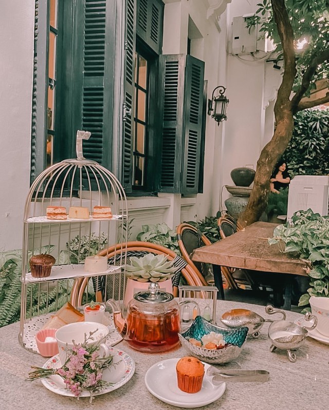 4 afternoon tea shops help relax the soul, extremely affordable prices in Hanoi - Photo 4.