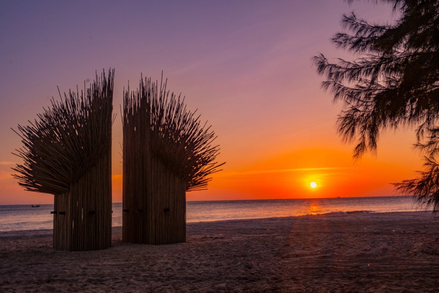 What does the beach resort appearing in Binh Thuan have that anyone who comes to travel must admire and praise?  - Photo 11.