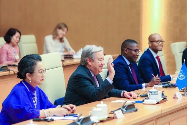 Những hình ảnh cuộc gặp của Thủ tướng Phạm Minh Chính và Tổng Thư ký Liên Hiệp Quốc - Ảnh 12.