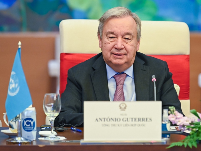 Toàn cảnh chuyến thăm chính thức Việt Nam của Tổng thư ký LHQ António Guterres - Ảnh 11.
