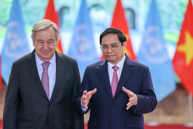 Toàn cảnh chuyến thăm chính thức Việt Nam của Tổng thư ký LHQ António Guterres - Ảnh 8.