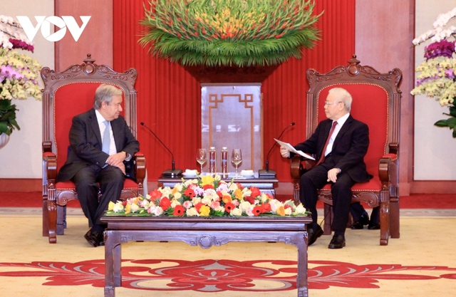 Toàn cảnh chuyến thăm chính thức Việt Nam của Tổng thư ký LHQ António Guterres - Ảnh 6.