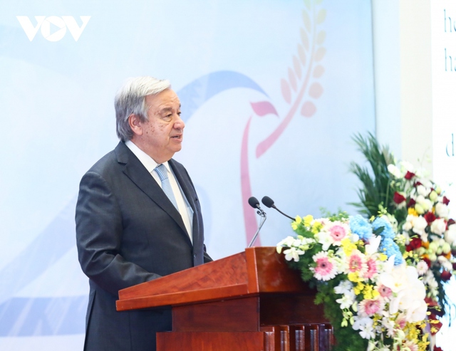 Toàn cảnh chuyến thăm chính thức Việt Nam của Tổng thư ký LHQ António Guterres - Ảnh 14.
