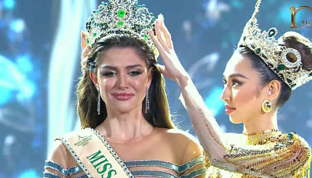 Nhan sắc cô gái vừa đăng quang Hoa hậu Hòa bình Quốc tế - Ảnh 1.