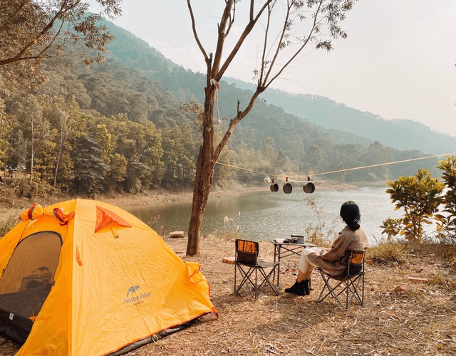 5 ideal picnic places for families near Hanoi - Photo 6.