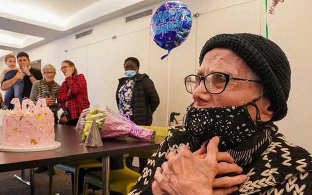 Cụ bà 104 tuổi chia sẻ bí quyết sống lâu