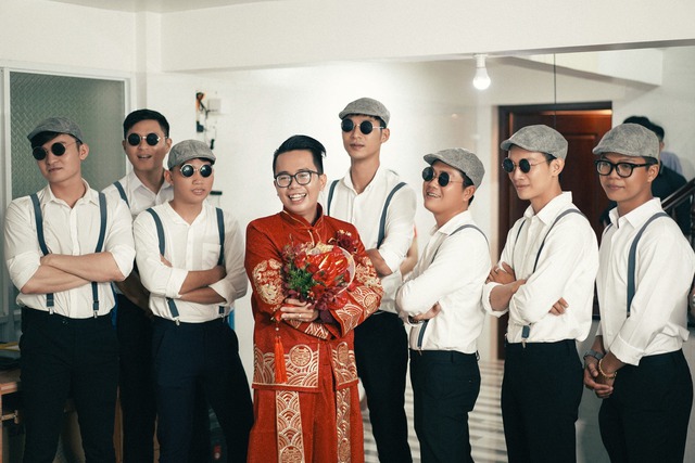 Đám cưới theo truyền thống của người Hoa chi phí 300 triệu ở An Giang: Tỉ mỉ tới từng chi tiết - Ảnh 9.