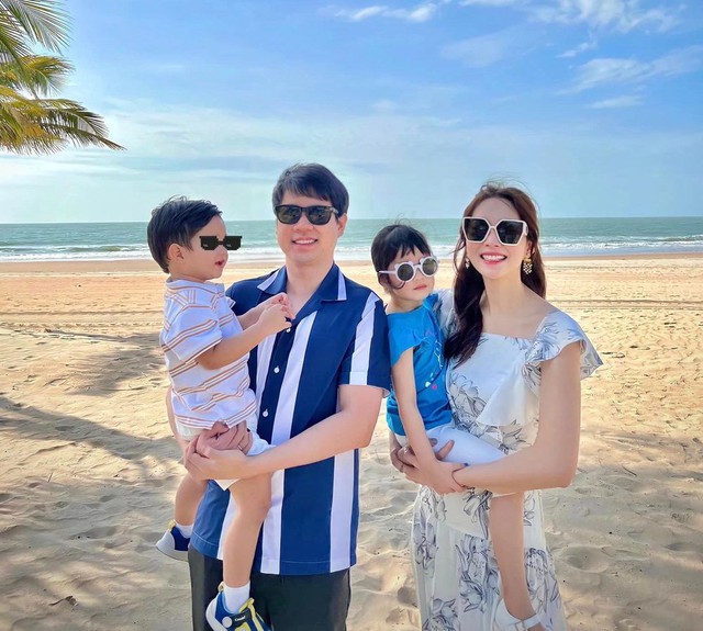  2 nhóc tỳ của Hoa hậu Đặng Thu Thảo: Con trai là bản sao bố doanh nhân, ái nữ được khen 1 điều - Ảnh 1.