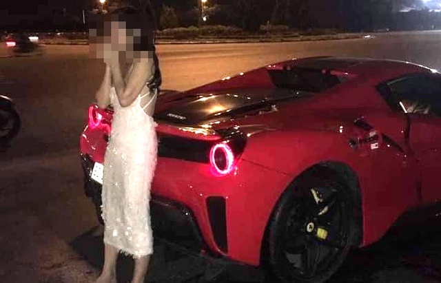 Cô gái ngồi ghế lái vụ xe Ferrari gây tai nạn chết người, CSGT Hà Nội lên tiếng - Ảnh 1.