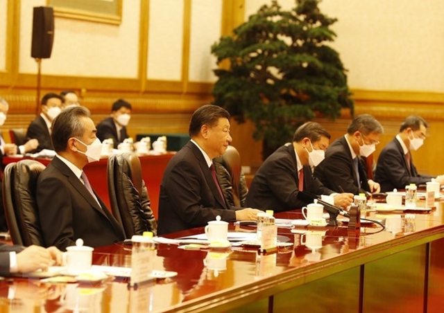 Tổng Bí thư Nguyễn Phú Trọng hội đàm với Tổng Bí thư, Chủ tịch nước Tập Cận Bình - Ảnh 2.