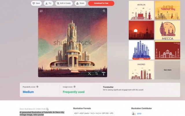 Shutterstock và Getty Images bắt đầu ra tay xóa các bứt “tranh AI” bày bán