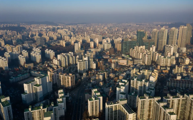 Thị trường nhà ở Hàn Quốc đang rơi vào khủng hoảng - Ảnh: BLOOMBERG