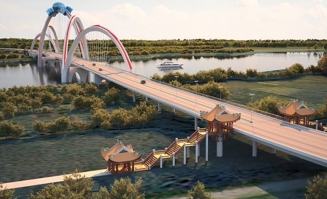 Cận cảnh cây cầu đắt nhất tỉnh Bắc Ninh sắp hoàn thành - Ảnh 10.
