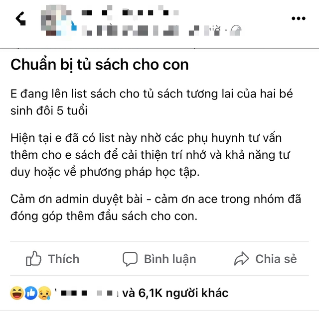 Con mới 5 tuổi, ông bố Hà Nội gây choáng vì chuẩn bị toàn sách về nhân sinh - Ảnh 1.