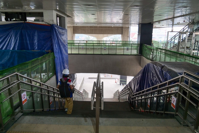 Cận cảnh nhà ga Khu Công nghệ cao hoàn thành 99% của tuyến Metro TP.HCM  - Ảnh 4.