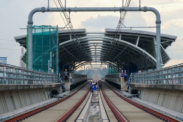  Cận cảnh nhà ga Khu Công nghệ cao hoàn thành 99% của tuyến Metro TP.HCM  - Ảnh 12.