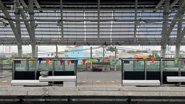  Cận cảnh nhà ga Khu Công nghệ cao hoàn thành 99% của tuyến Metro TP.HCM  - Ảnh 11.