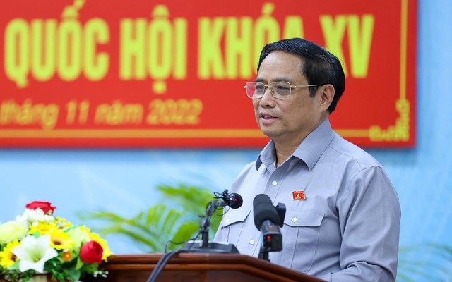 Thủ tướng Phạm Minh Chính. Ảnh: VGP/Nhật Bắc