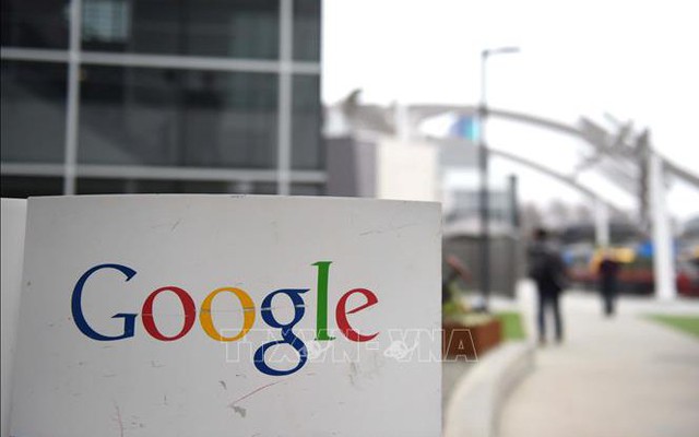 Biểu tượng Google tại California, Mỹ. Ảnh: AFP/TTXVN