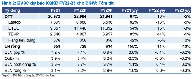 Digiworld (DGW) tự tin với mức tăng trưởng 2 chữ số, BVSC lại đánh giá: Khó bứt phá - Ảnh 1.