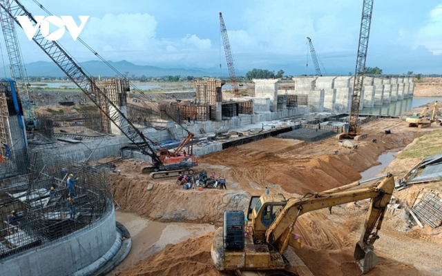 Công trình Đập dâng Phú Phong sử dụng hơn 550 tỷ đồng vốn đầu tư công.