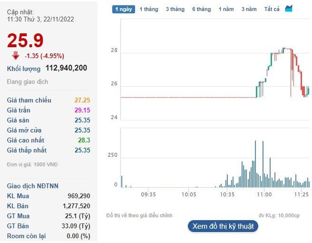 Novaland (NVL), Phát Đạt (PDR) được “giải cứu”, hàng chục triệu cổ phiếu bán giá sàn bị thổi bay trong vài phút - Ảnh 1.