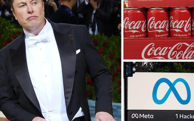 Coca-Cola và Meta cũng nằm trong danh sách các thương hiệu dừng quảng cáo trên Twitter. Ảnh: Business Insider
