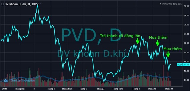PV Drilling (PVD) lỗ 3 quý liên tiếp, nhóm Dragon Capital vẫn miệt mài gom hàng triệu cổ phiếu - Ảnh 1.