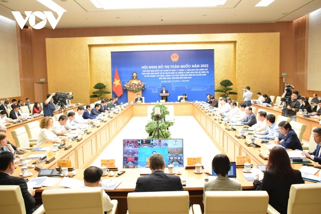 Thủ tướng Phạm Minh Chính chủ trì Hội nghị Đô thị toàn quốc 2022 - Ảnh 2.