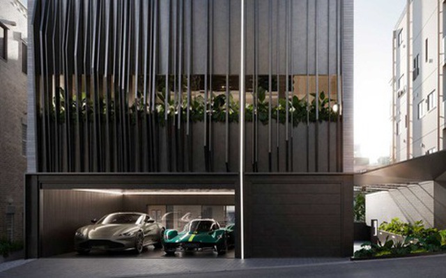 Aston Martin thiết kế căn hộ siêu sang cho nhà giàu mê xe: Có garage lớn, hầm rượu, rạp phim