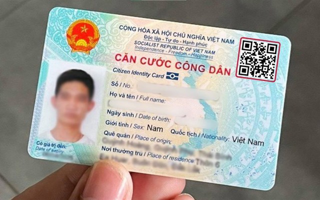 Công dân cần quét mã QR trên CCCD gắn chip để kiểm tra những thông tin này, nếu sai cần chỉnh sửa lại ngay