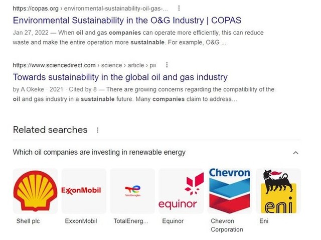 Các công ty dầu mỏ lớn đổ hàng triệu USD để mua quảng cáo “xanh” của Google - Ảnh 1.