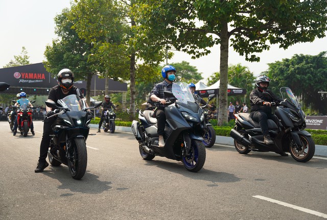 Tín đồ mô tô phân khối lớn trải nghiệm các dòng xe hot nhất của Yamaha tại Hà Nội - Ảnh 4.