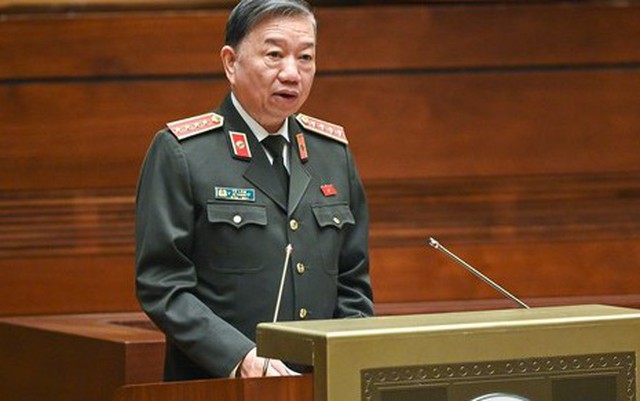 Đại tướng Tô Lâm - Bộ trưởng Bộ Công an. Ảnh Như Ý
