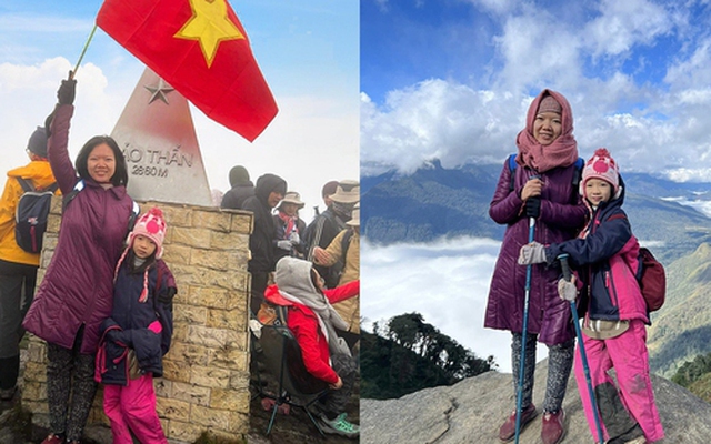 Bé gái 7 tuổi chinh phục núi Lảo Thẩn, chia sẻ hình ảnh săn mây tuyệt đẹp tại "nóc nhà của Y Tý"