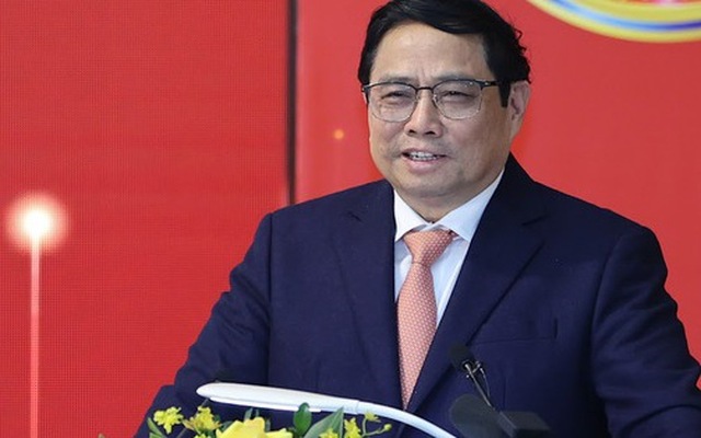 Thủ tướng Phạm Minh Chính phát biểu chỉ đạo tại hội nghị của Bộ TT-TT