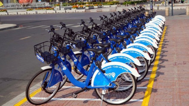 Hà Nội triển khai thí điểm dịch vụ xe đạp đô thị - Ảnh 1.