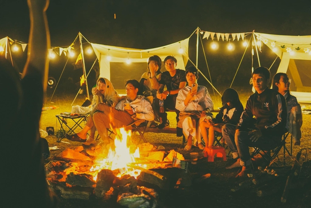 Trải nghiệm cắm trại qua đêm tại thảo nguyên đẹp như tranh ở Lạng Sơn - Ảnh 7.