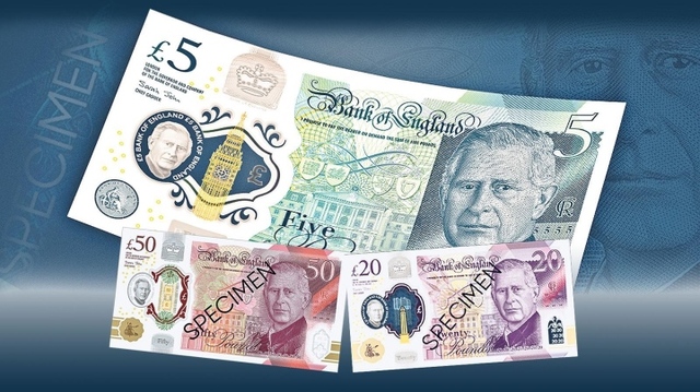 Ngân hàng trung ương Anh công bố tiền mới in chân dung Vua Charles III - Ảnh 1.