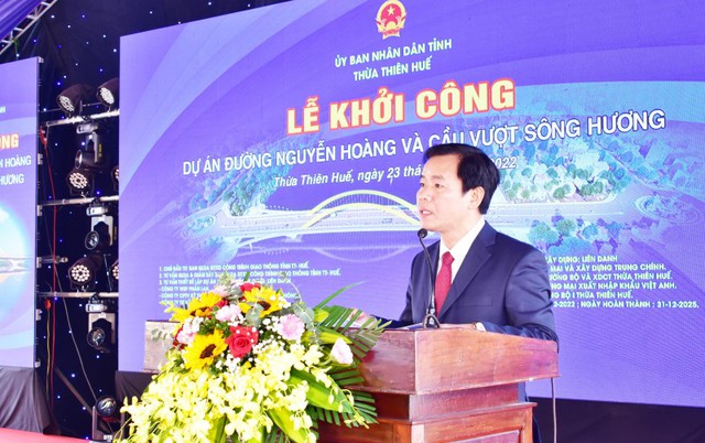 Thừa Thiên Huế: Khởi công cây cầu hơn 2.000 tỷ bắc qua sông Hương - Ảnh 1.