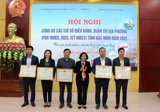Bắc Ninh: Công bố chỉ số điều hành, quản trị địa phương năm 2022 - Ảnh 1.