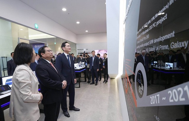 Thủ tướng dự lễ khánh thành Trung tâm Nghiên cứu và Phát triển của Samsung - Ảnh 13.