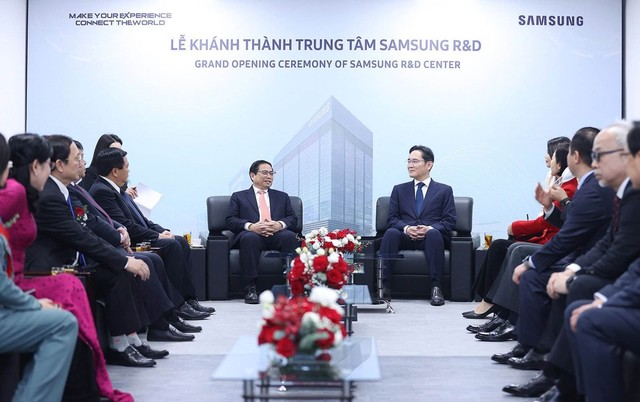 Thủ tướng dự lễ khánh thành Trung tâm Nghiên cứu và Phát triển của Samsung - Ảnh 10.