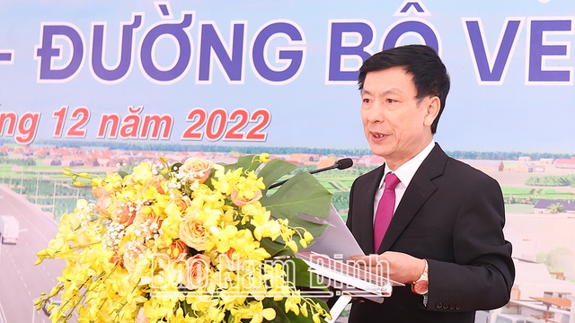 Khởi công tuyến đường bộ mới Nam Định - Lạc Quần - Đường bộ ven biển - Ảnh 3.
