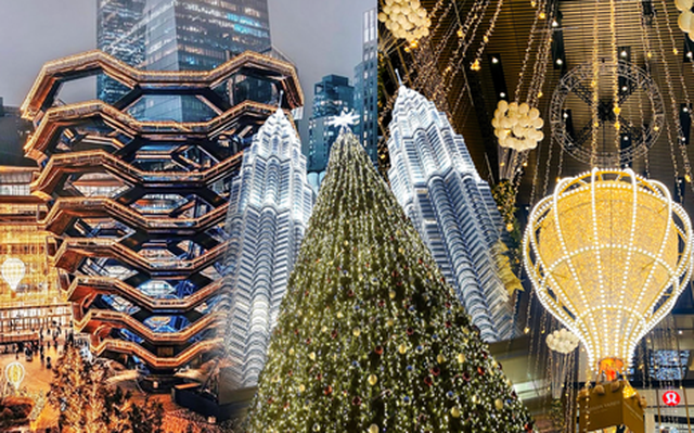 Chiêm ngưỡng không khí Giáng sinh tại những tòa nhà ấn tượng nhất hành tinh