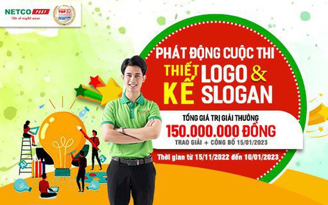 Netco phát động cuộc thi sáng tạo Logo, Slogan kỷ niệm 20 năm thành lập