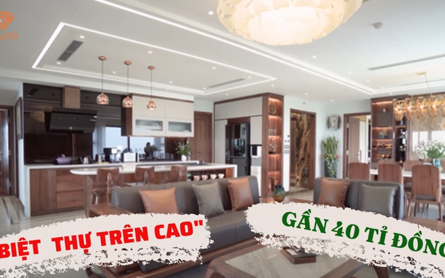 "Biệt thự trên cao" gần 40 tỷ đồng ở Ecopark: Sở hữu tầm view vĩnh cửu, có thể ngắm cầu vồng ngày trước mắt, nội thất giá trị bằng cả căn nhà