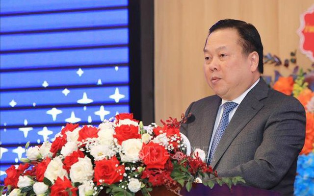 Chủ tịch Ủy ban Quản lý vốn nhà nước tại doanh nghiệp Nguyễn Hoàng Anh. Ảnh: Tuấn Anh/TTXVN